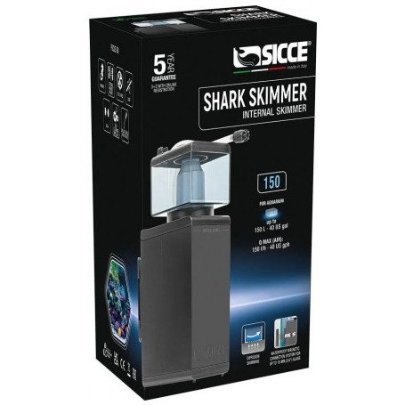 SICCE Shark SKIMMER 150 interior hasta 150L